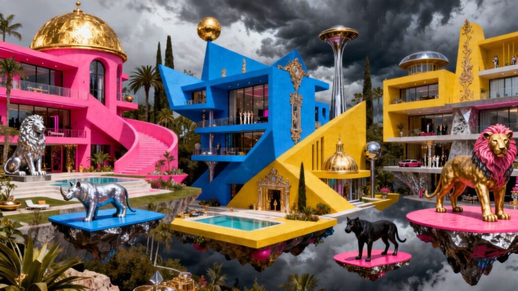 Eccentric celebrity homes with unusual architecture and design.