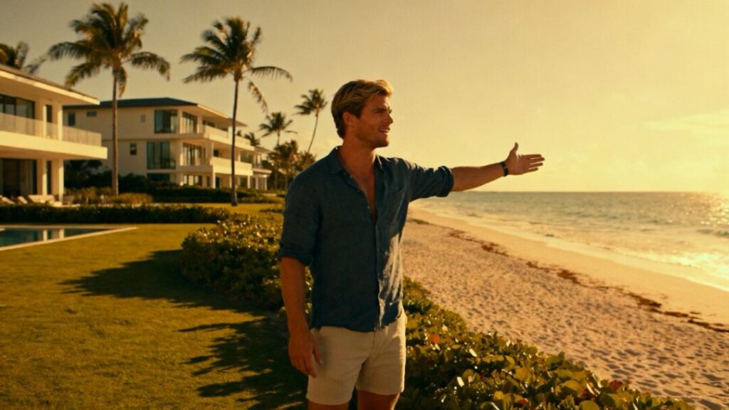 [Tyler Cameron] in luxury real estate on Florida's coast.