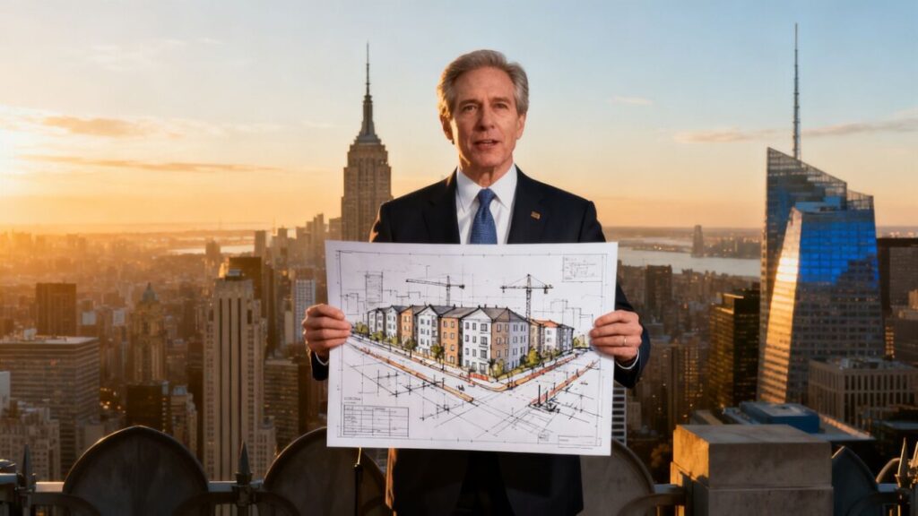 NYC Council Speaker presents housing development plan.