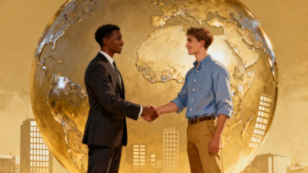 Handshake symbolizing real estate association merger.