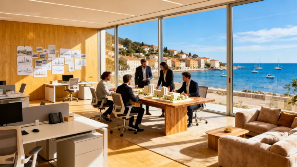 New collaborative office for real estate and design experts.