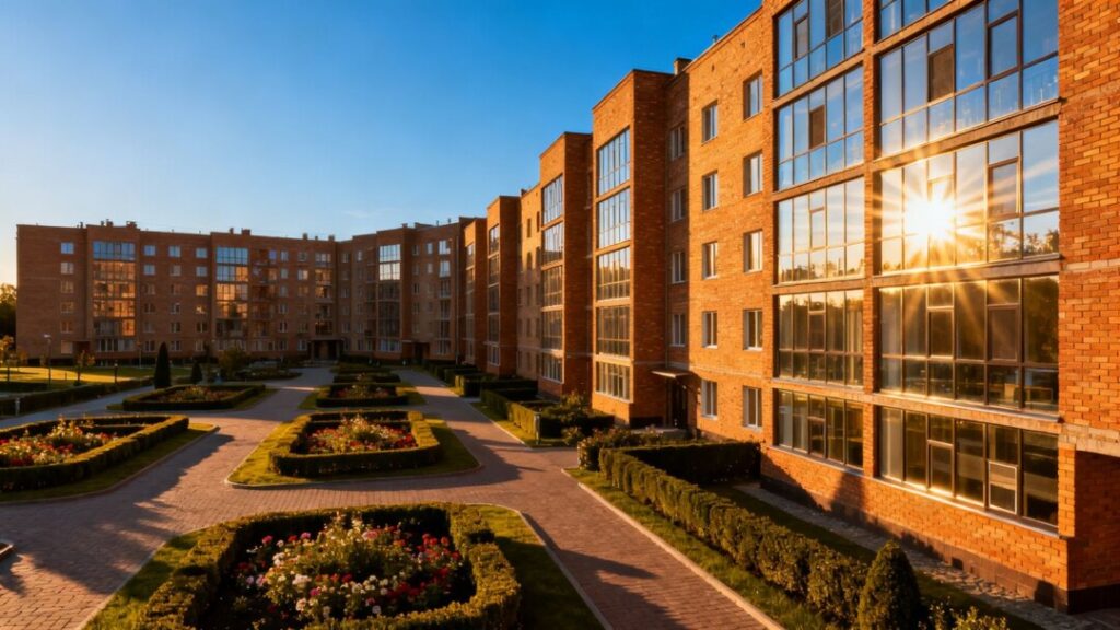 Glendale apartment complex exterior with multiple buildings.