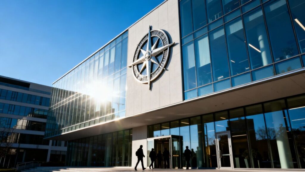 Compass building with listing sharing