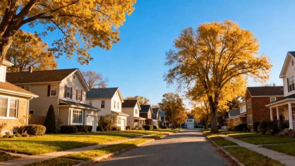 Hillsborough County homes under a clear sky.
