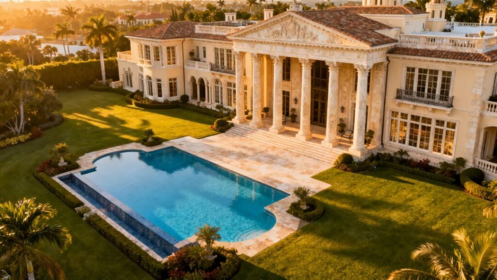 Luxury estate with pool near Mar-a-Lago.