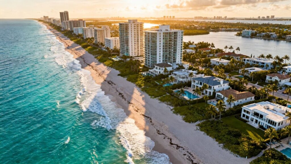 Luxury waterfront homes and condos in Bal Harbour and Surfside.