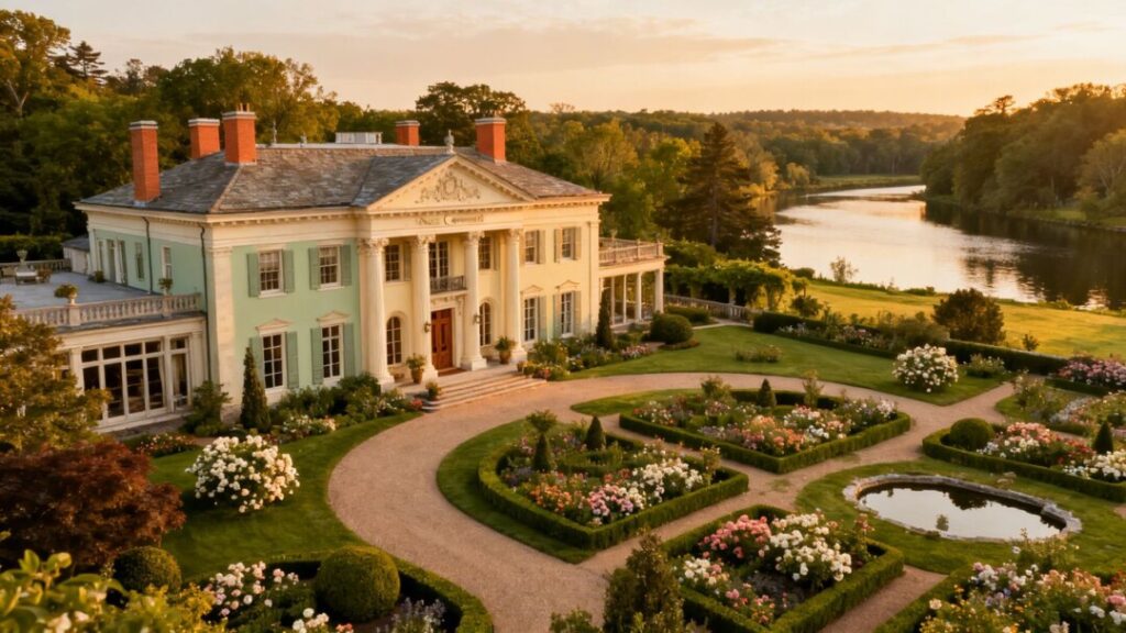 Historic Connecticut estate, former home of Noël Coward.