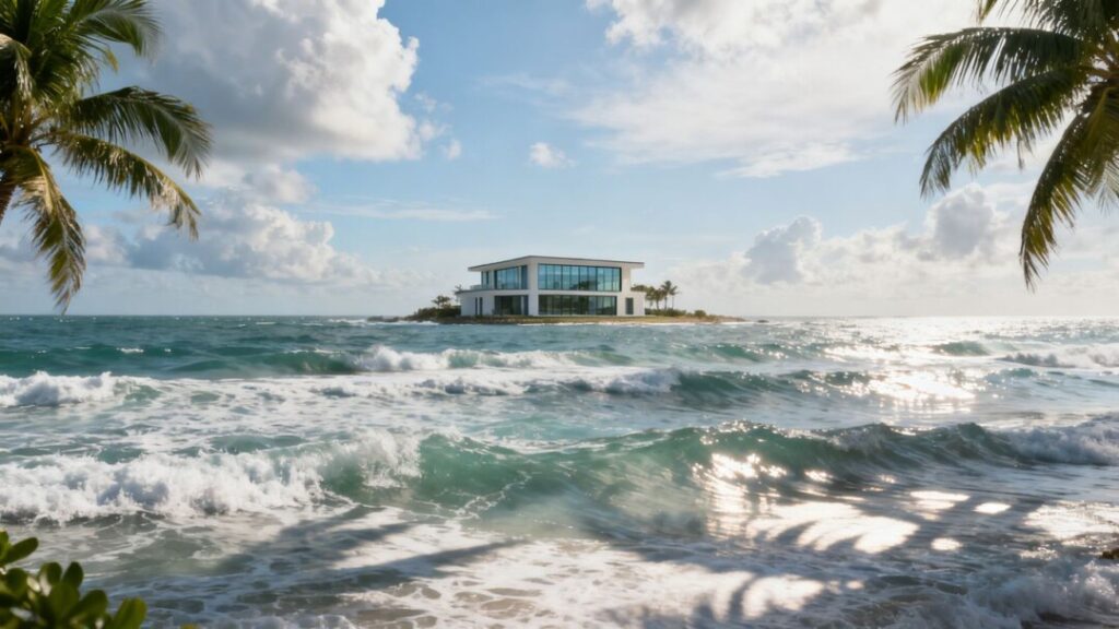 Florida coastal home with ocean view.