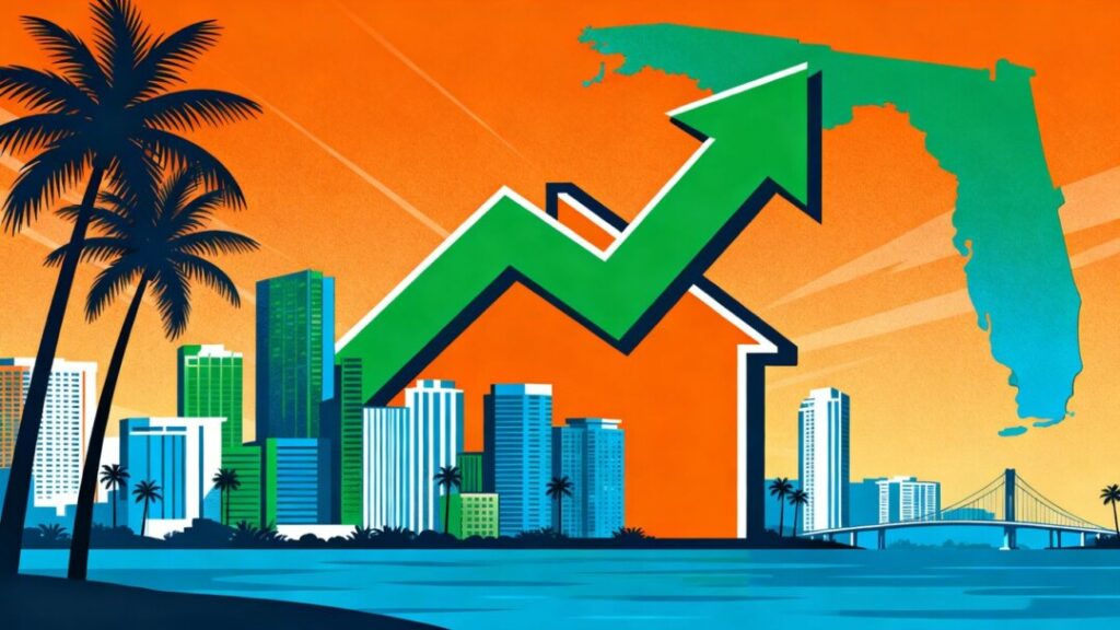 Florida real estate investment growth graphic