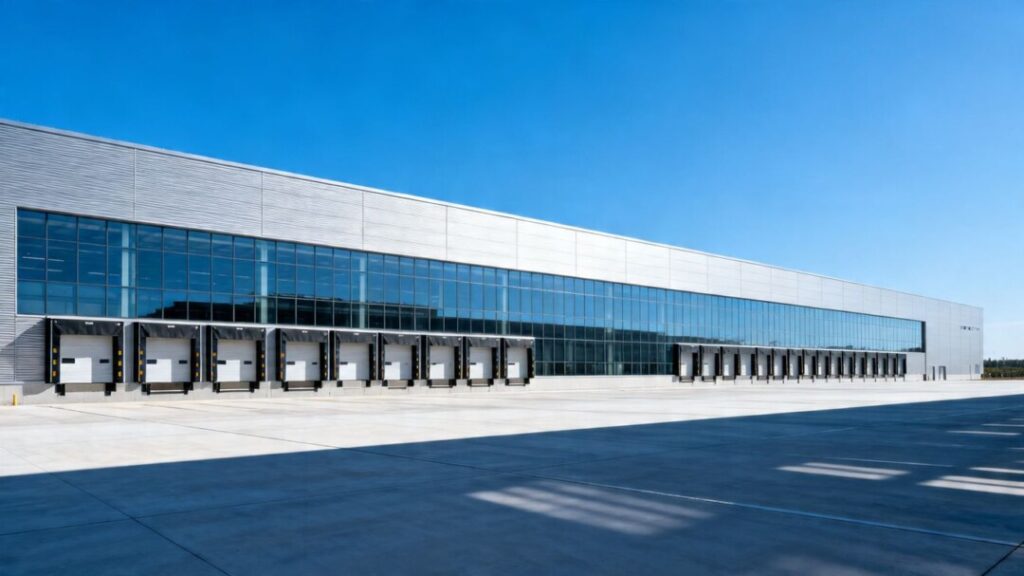 New single-story warehouse on Staten Island.