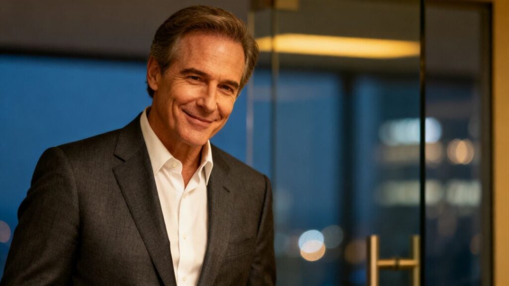 Charles Sowers, real estate professional, looking accomplished.
