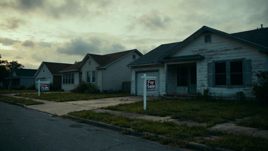 US housing market decline