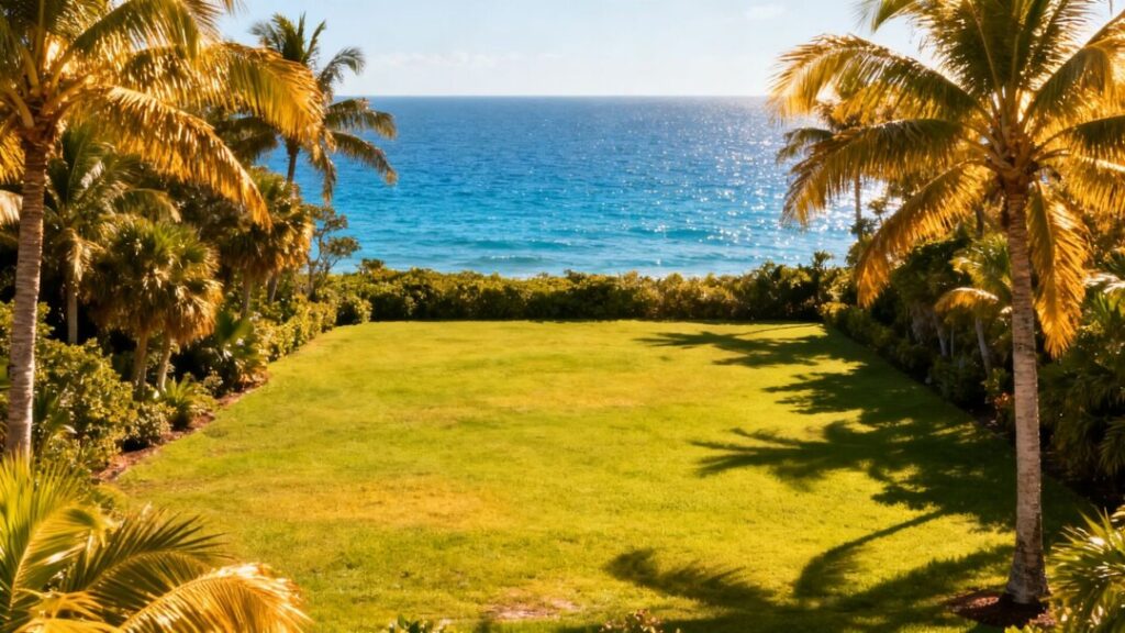 Florida vacant lot with ocean view