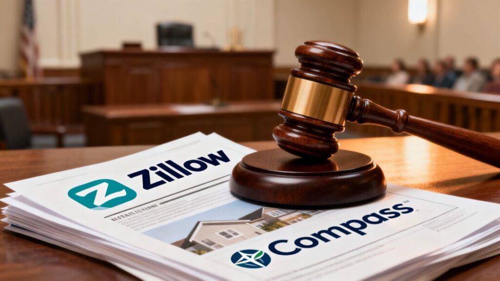 Zillow sues MRED and Compass over listing data.