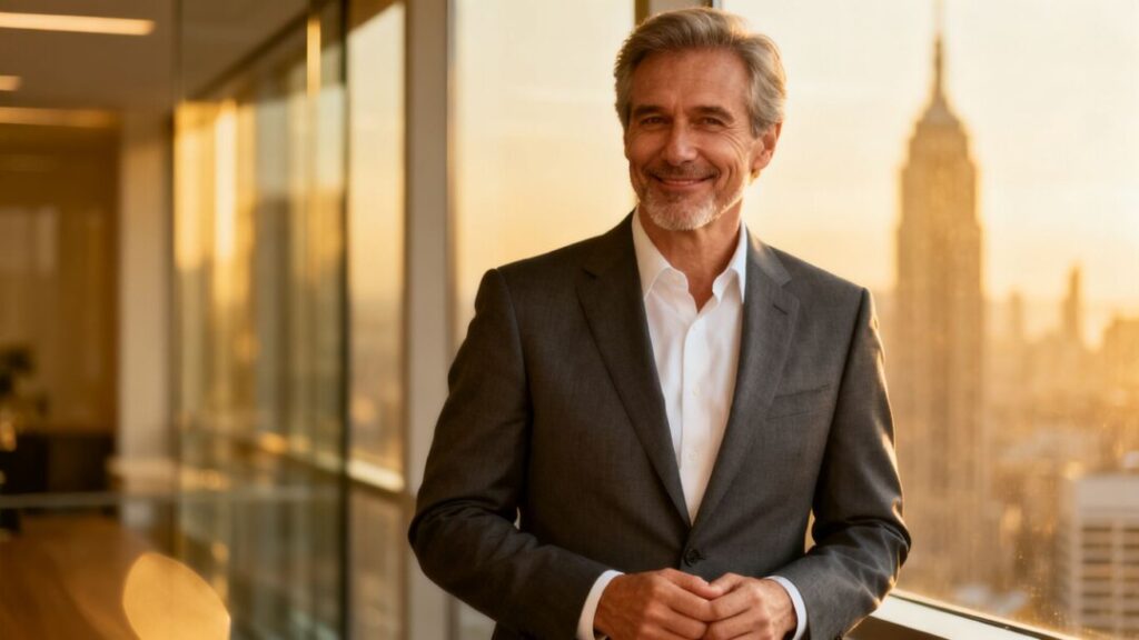 Charles Sowers, real estate professional, looking accomplished.