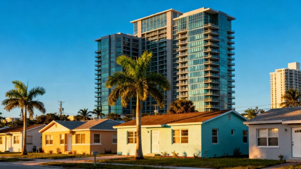 Florida housing divide: luxury vs. modest homes
