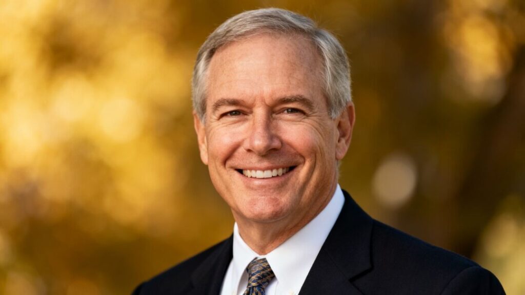 Charles Sowers smiling, professional portrait.