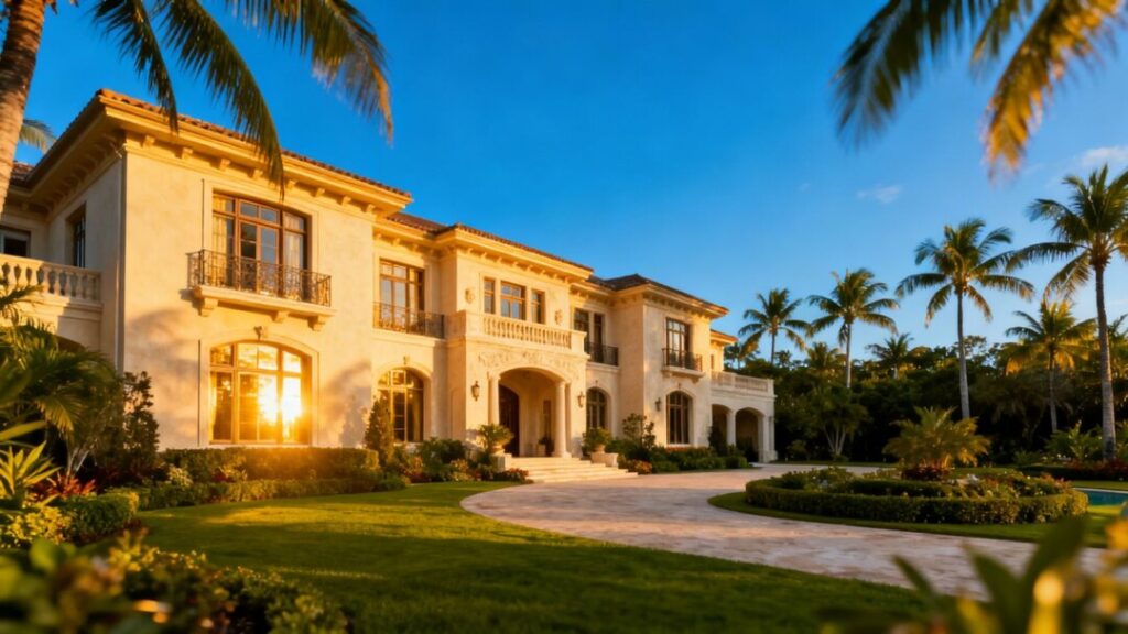 Luxury mansion in Palm Beach, Florida