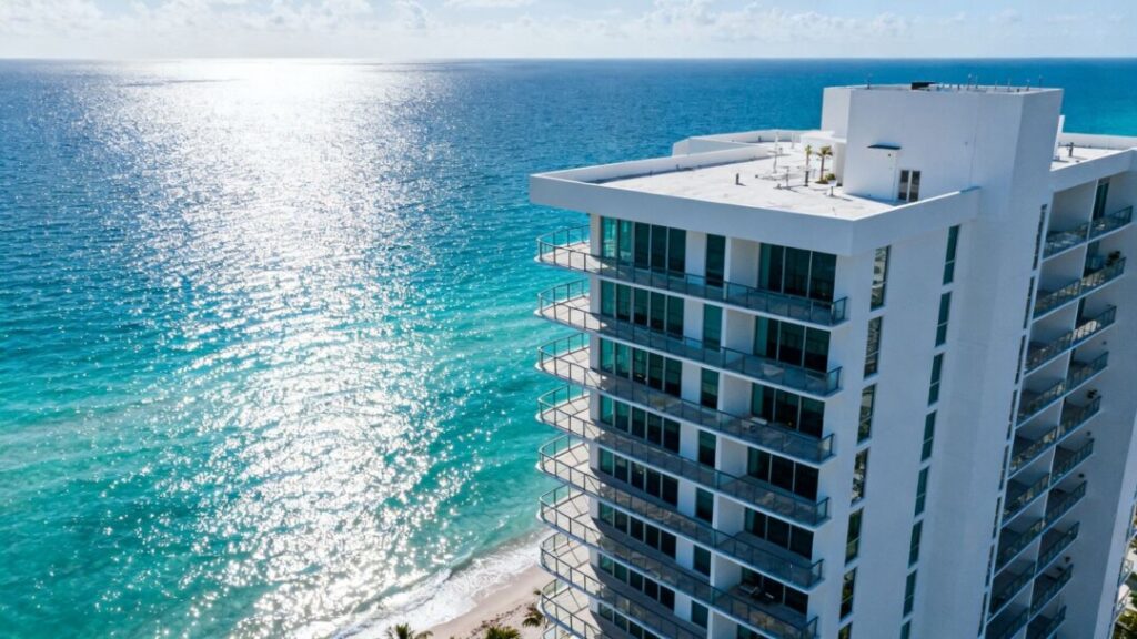Luxury condos on Singer Island with ocean views.