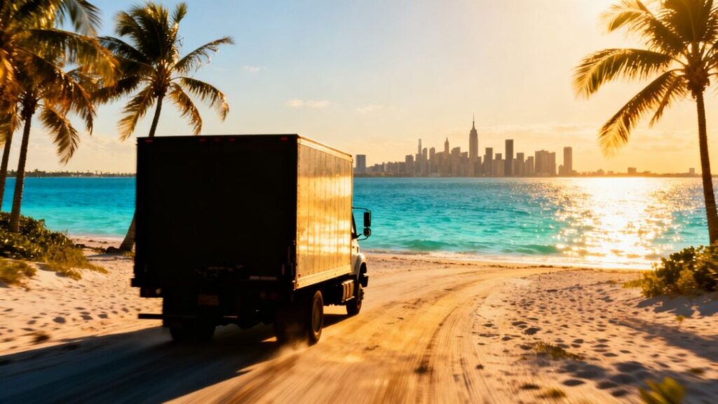 New Yorkers moving to Florida beaches.