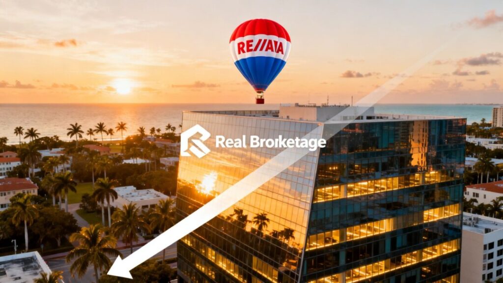 RE/MAX Holdings Florida relocation after Real Brokerage acquisition.