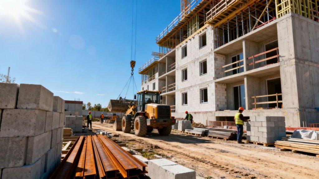 Luxury condominium construction in West Palm Beach.