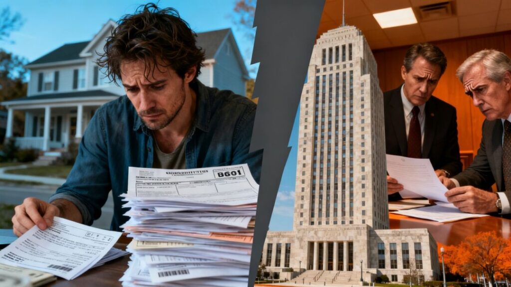 Homeowner bills versus government revenue crisis in Broward County.