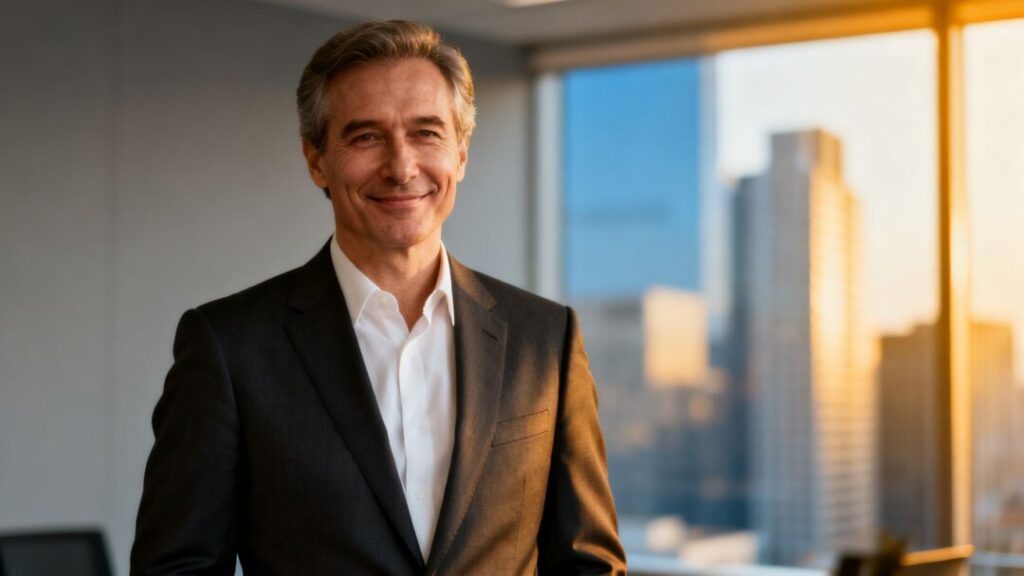 Charles Sowers, real estate professional, looking accomplished.