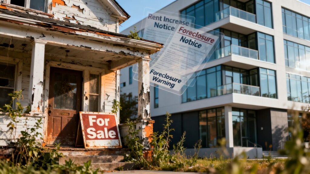 Cape Coral housing crisis: high rents and foreclosures.