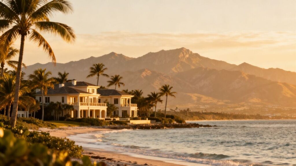 Florida homes versus West Coast landscape.