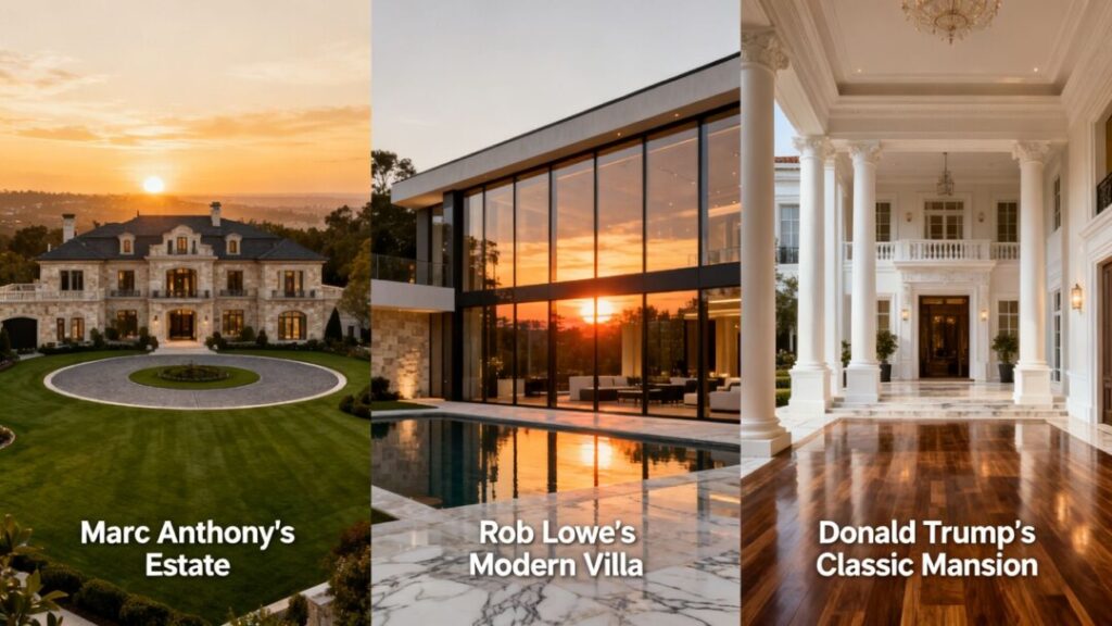 Celebrity homes: Marc Anthony, Rob Lowe, Donald Trump