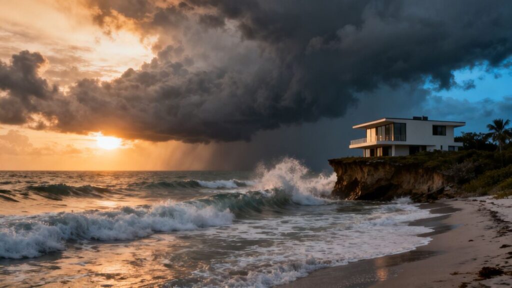 Florida house near water, uncertain housing market.