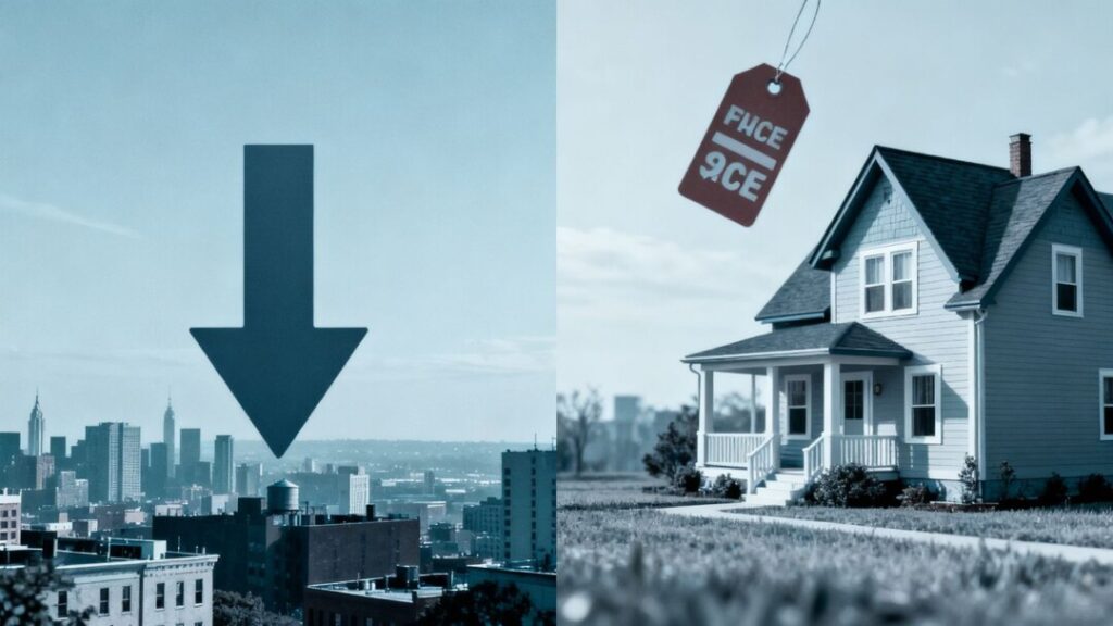 Florida housing market prices declining in cities.