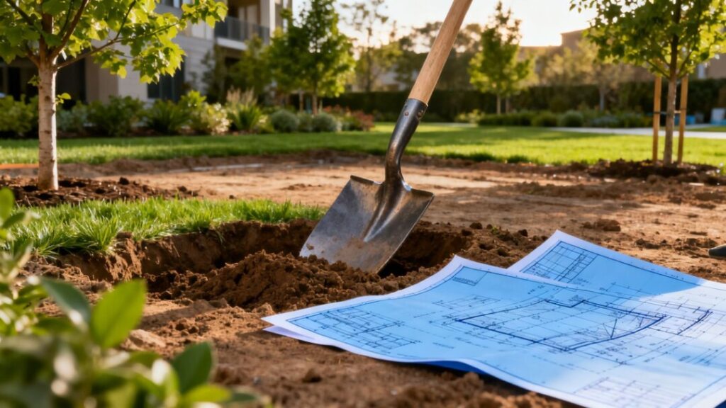 Groundbreaking ceremony for new wellness condominium community.