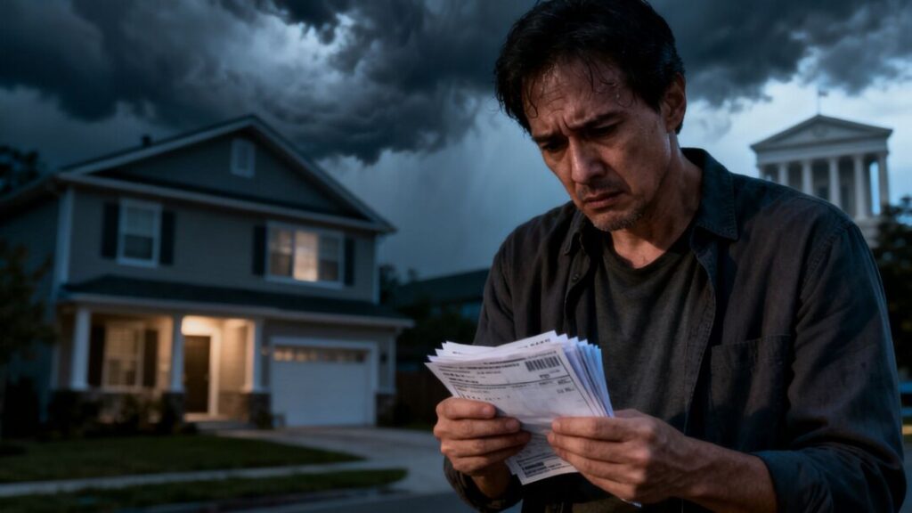 Homeowner worried about property taxes and legal battles.