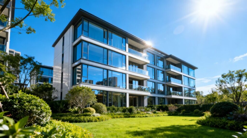 Luxury apartments in San Marcos' North City district.