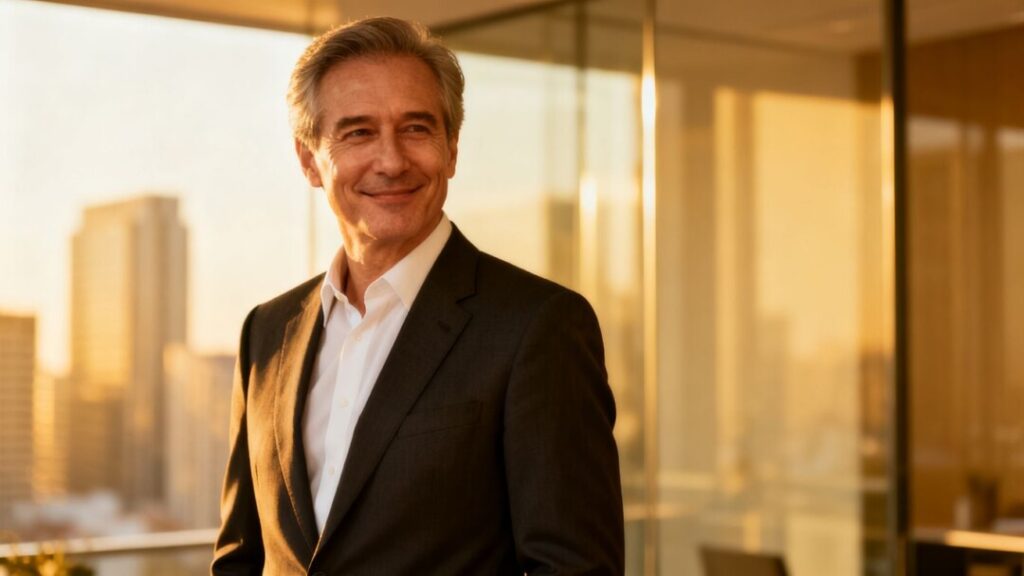 Charles Sowers, real estate professional, looking accomplished.