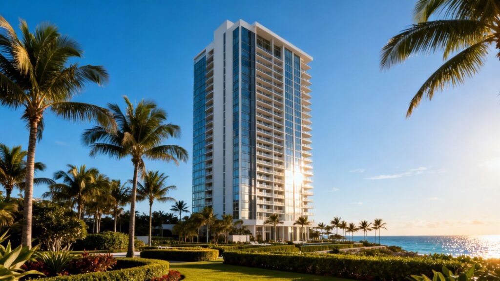 Viceroy Fort Lauderdale Residences exterior with ocean view.