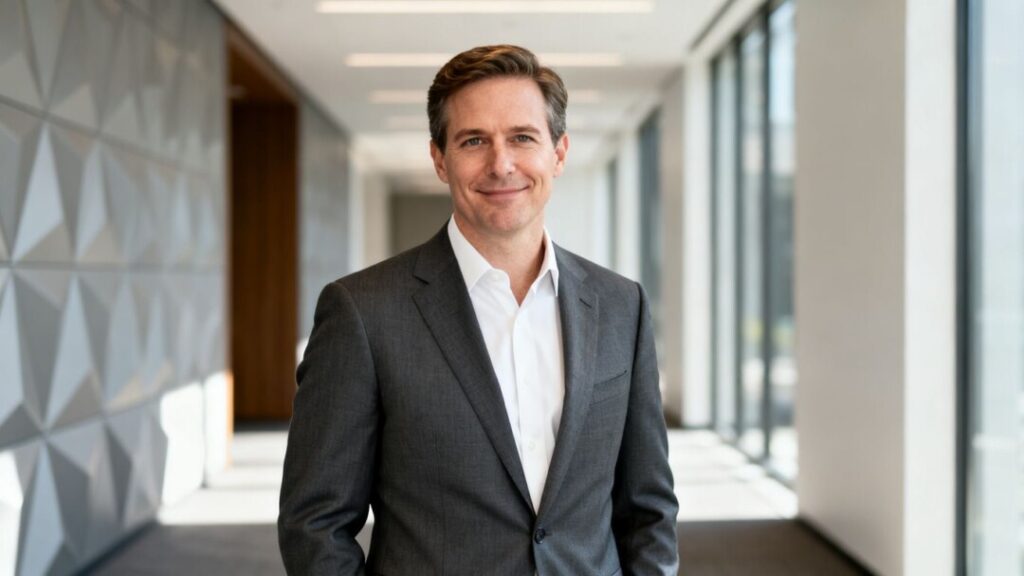 Adam Gurske, real estate expert, professional portrait.
