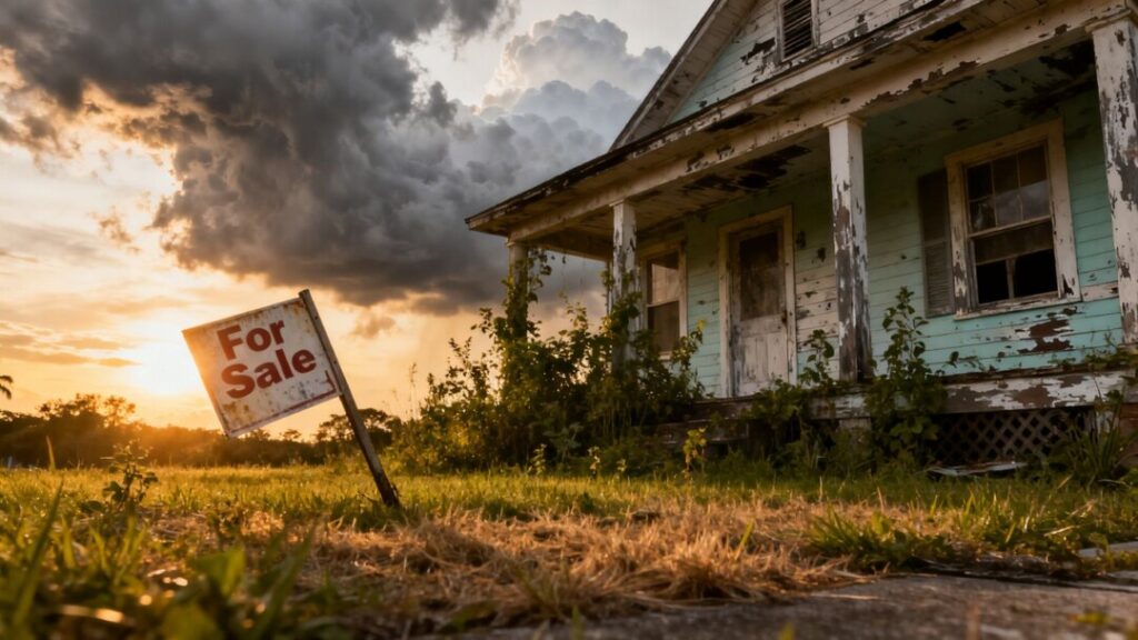 Florida home facing foreclosure crisis