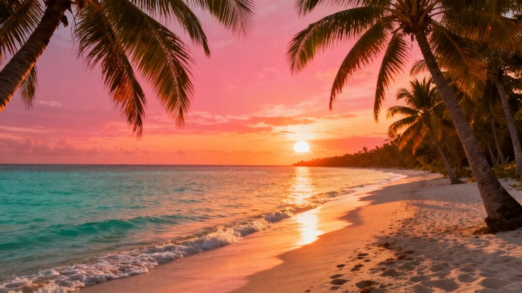 Florida beach at sunset, a top retirement destination.