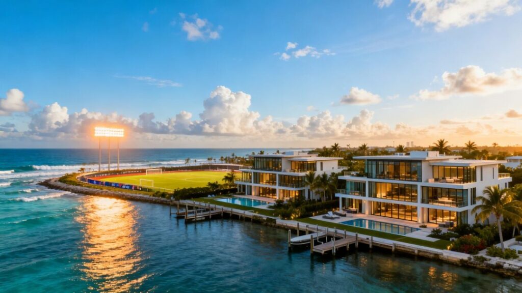 Luxury South Florida homes with a hint of World Cup excitement.
