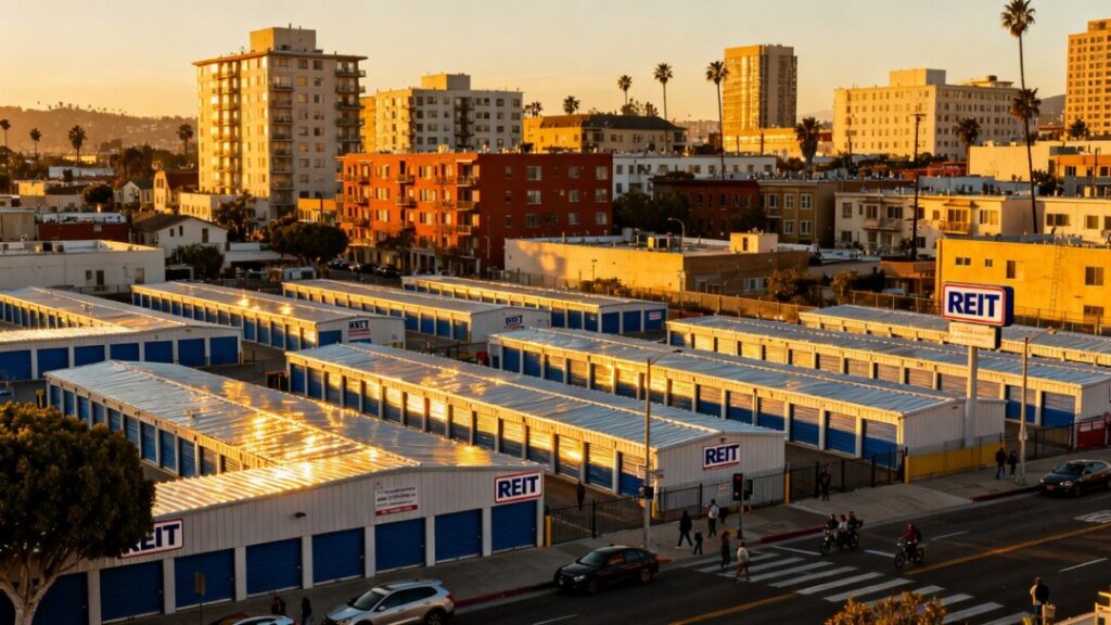 US cities with many self-storage facilities.