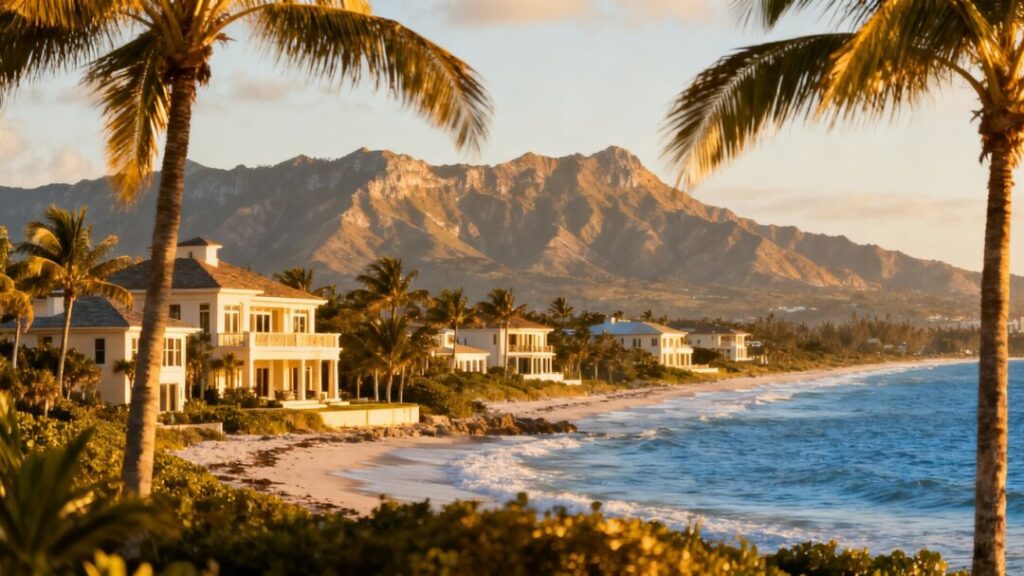 Florida homes versus West Coast landscape.