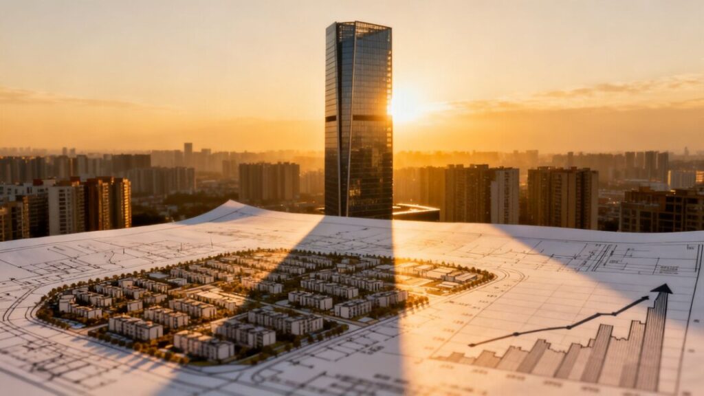Florida State Board of Administration real estate strategy skyscraper sunset blueprint