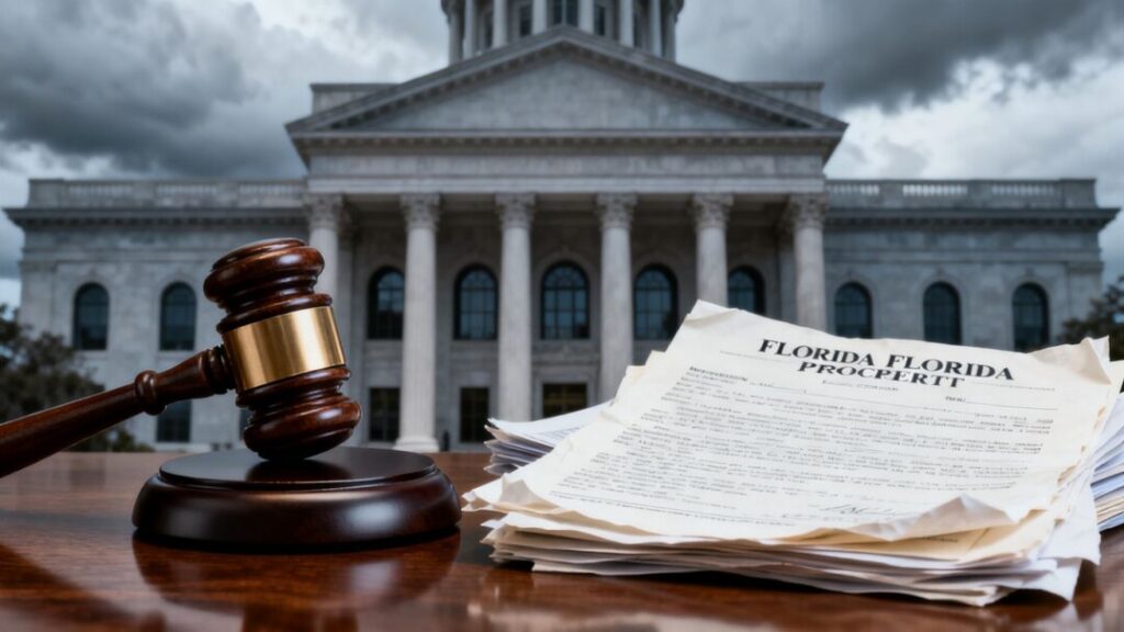 Florida property tax overhaul legal scrutiny gavel deeds courthouse