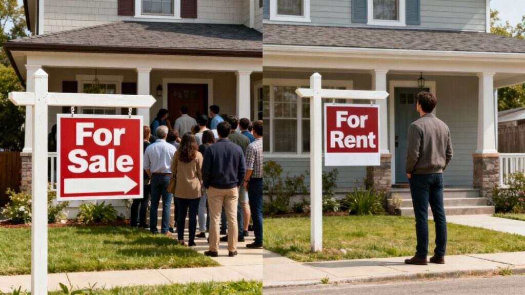 Shifting US housing market: seller's advantage to buyer's leverage.