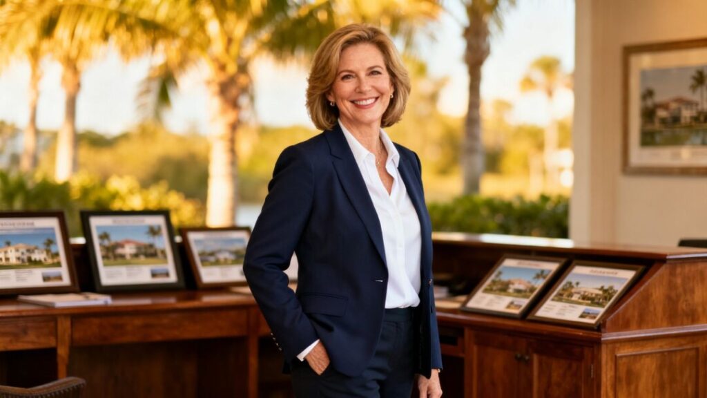 Debra Duvall, Jensen Beach realtor, professional portrait.