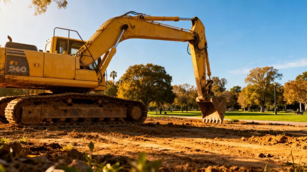 Construction site near Ponce Park in Coral Gables.