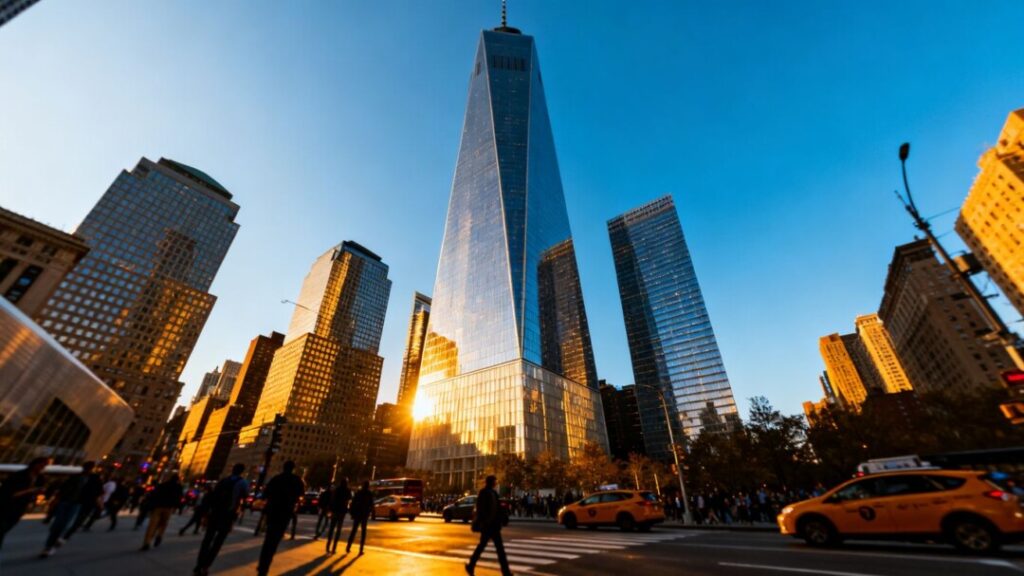 3 World Trade Center skyscraper in New York City.